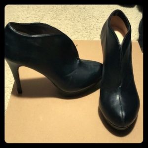 Audrey Brooke Leather Booties